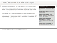 Tablet Screenshot of dwarf-fortress.info